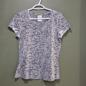 Denver Hayes Monochrome Speckled Short Sleeve Tee